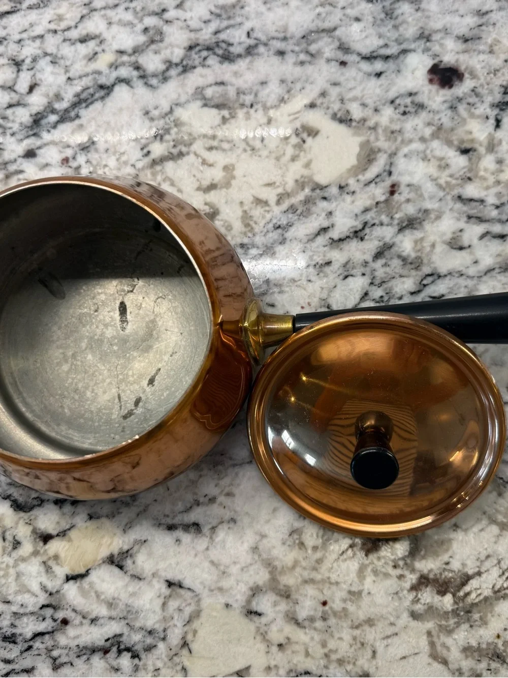 Vintage Spring Culinox Swiss Copper Fondue Pot with Lid – MCM Cookware